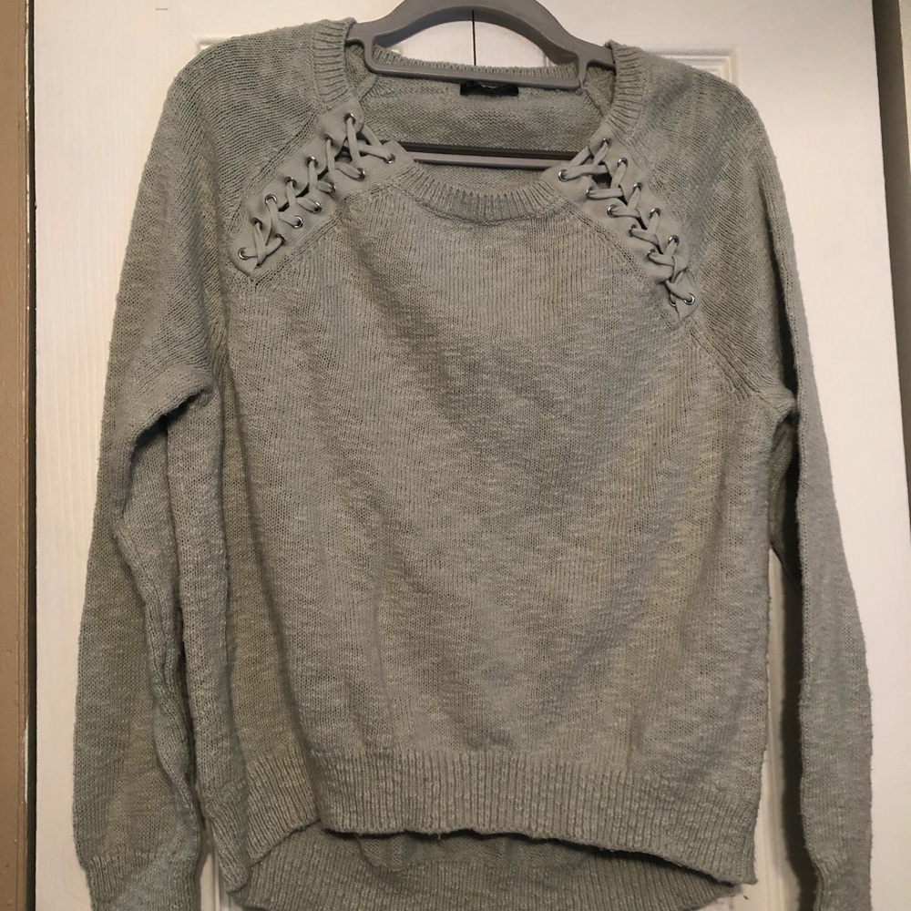 Express High-Lo Semi-Crop Sweater XS/SM